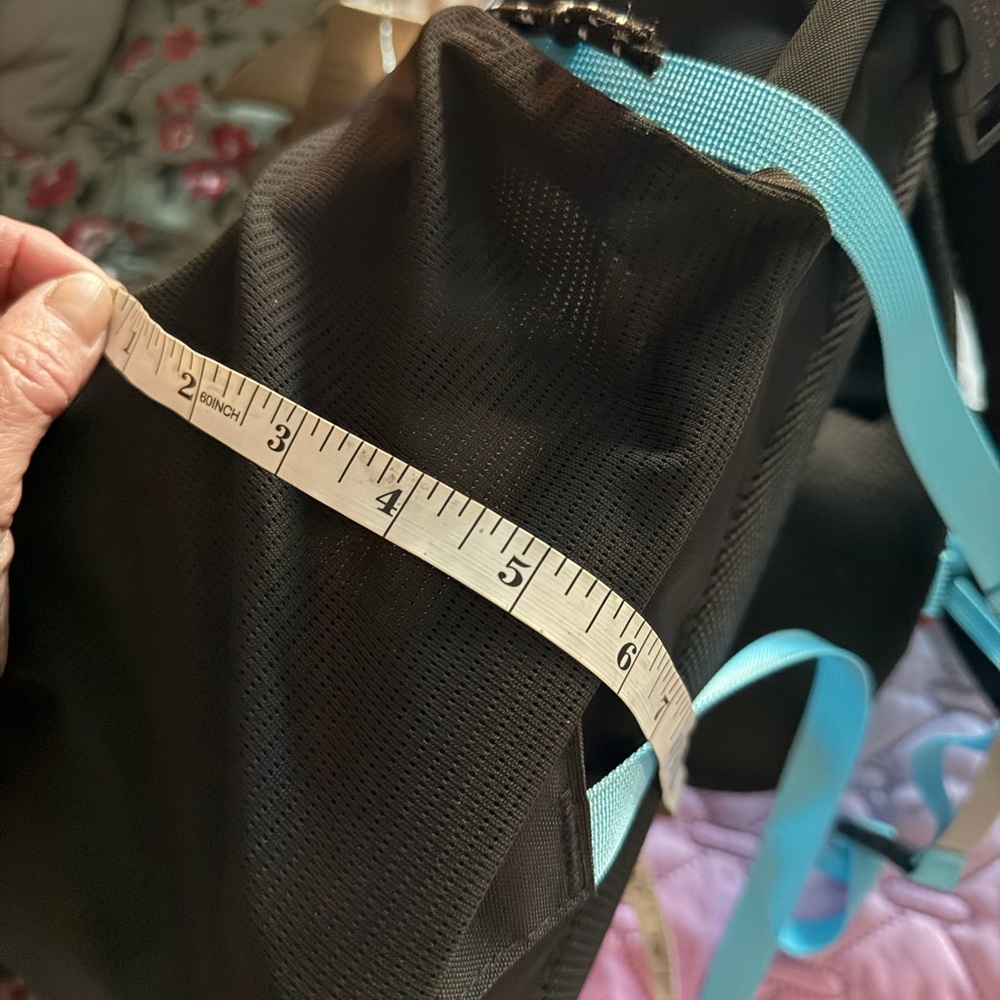 Patagonia Black Backpack with Pink and Blue Accents - Picture 6 of 7